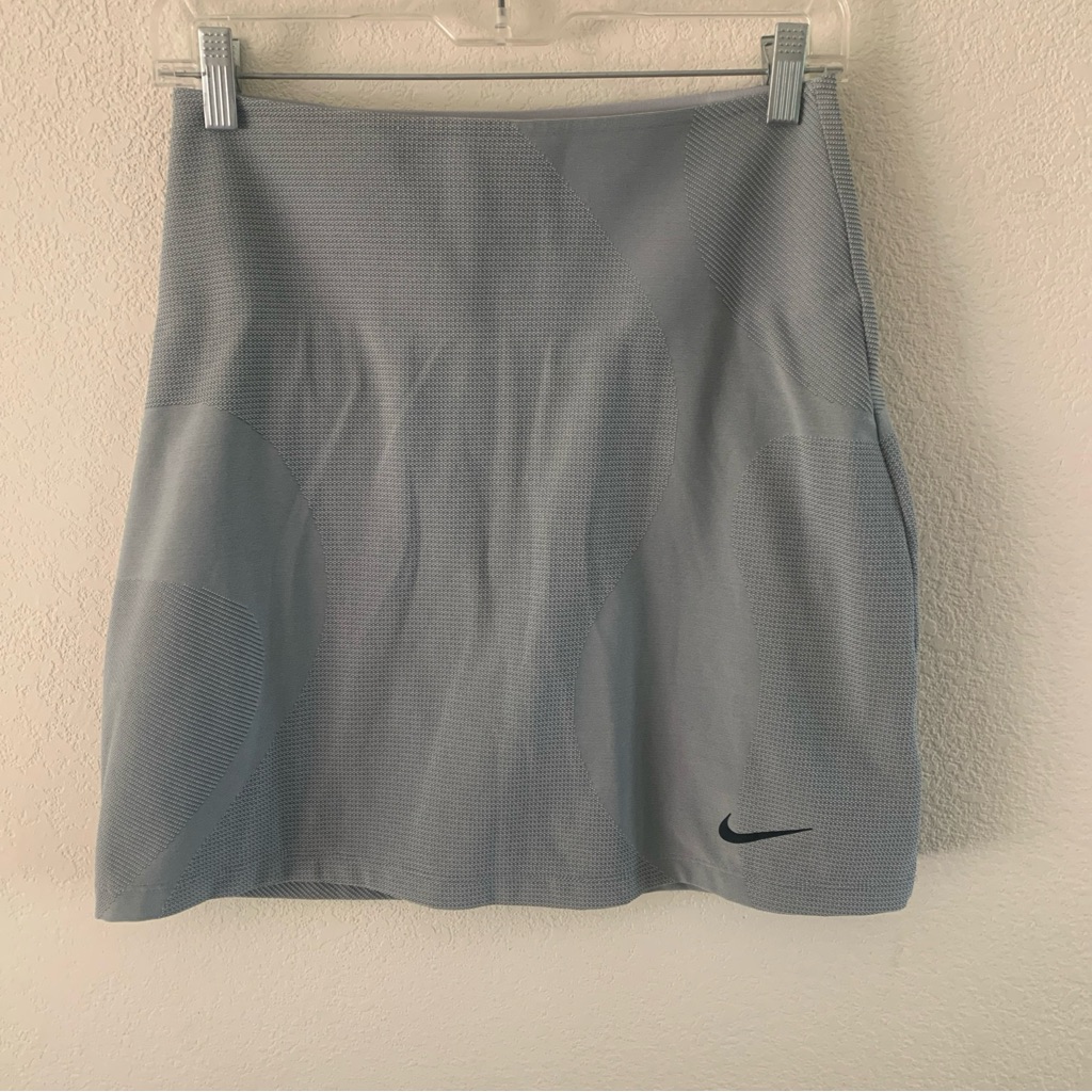 Nike Dri-Fit Grey Uv Tour Golf Skort Size Small Dr5342-077 Tennis Pickleball